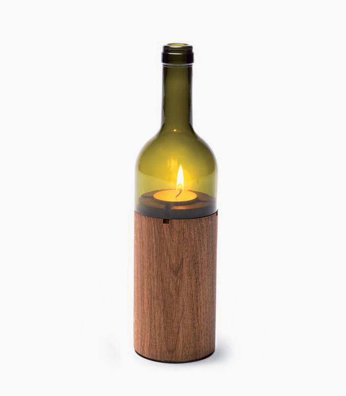 Wine bottle lantern - Image 2